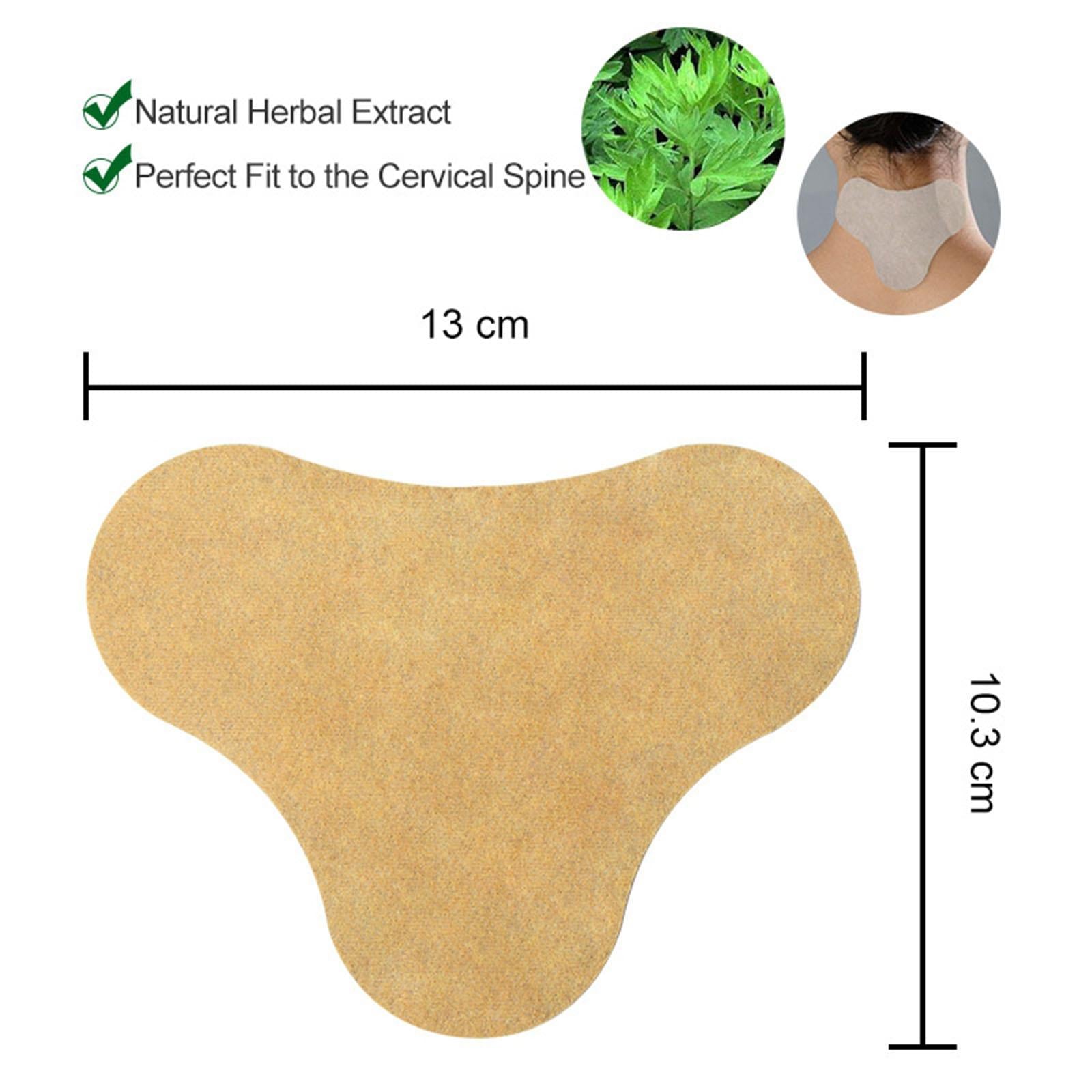 12 Sheets Natural Cervical Patch Relaxing Pain Plaster Sticker Self Adhesive