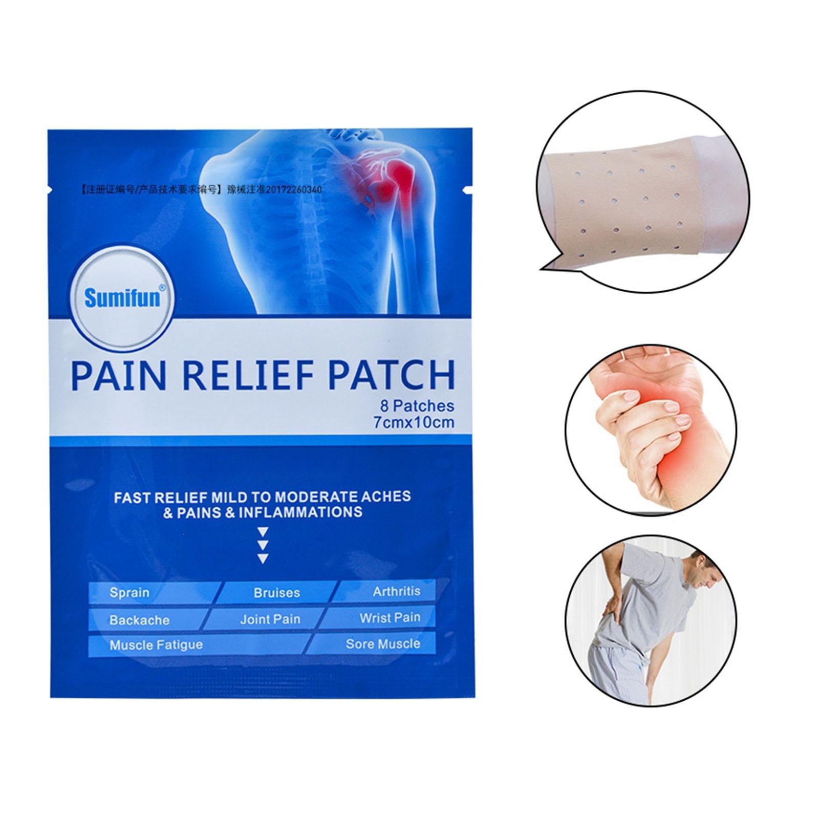 16 Patches Natural Cervical Patch Pain Plaster Sticker for Back Shoulder