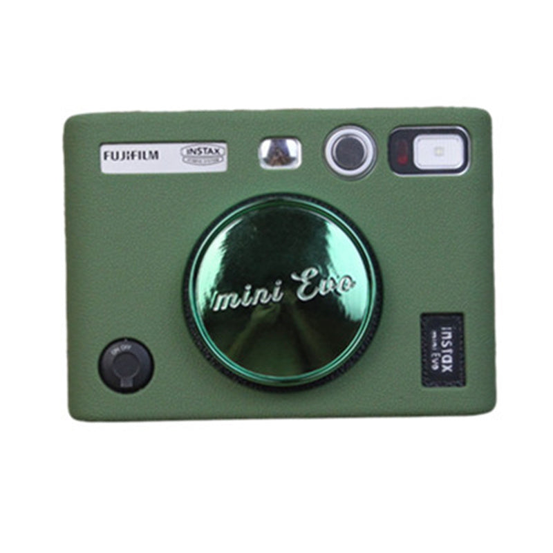 Uniqkart for Fujifilm Instax Mini Evo Camera Soft Protective Cover Anti-scratch Shockproof Silicone Case - Green