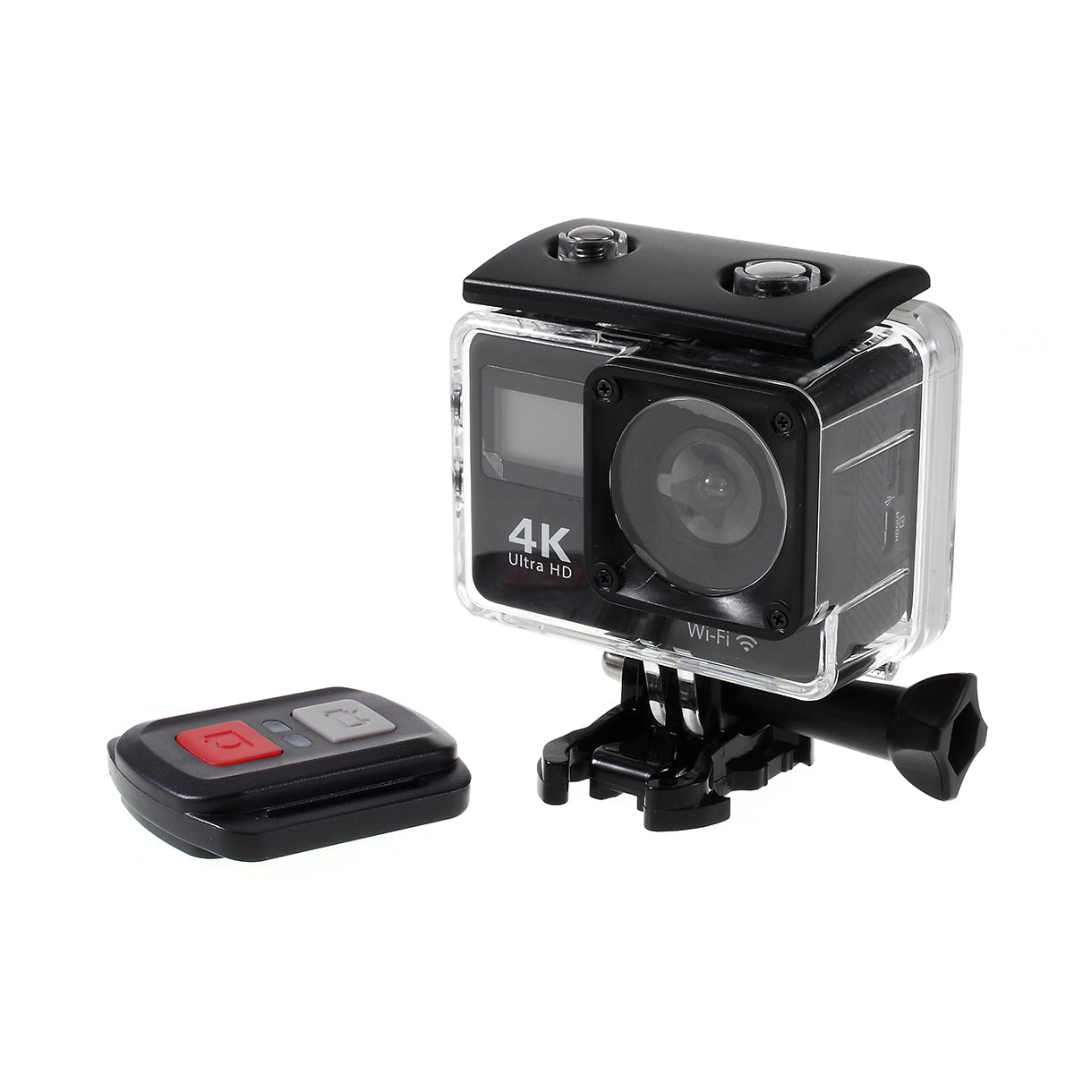K2TDR WiFi Mini Camera 2.0-inch Touch Screen 4K Ultra HD Action Camera Wide Angle 170-Degree Sport Camera