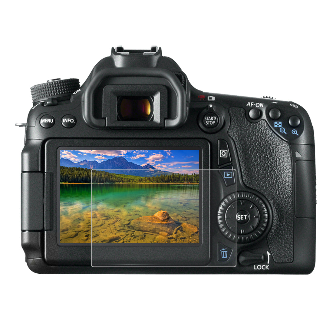 Puluz PU5503 SLR Camera Tempered Glass Screen Protector for Canon 650D/70D/700D/750D/760D/80D