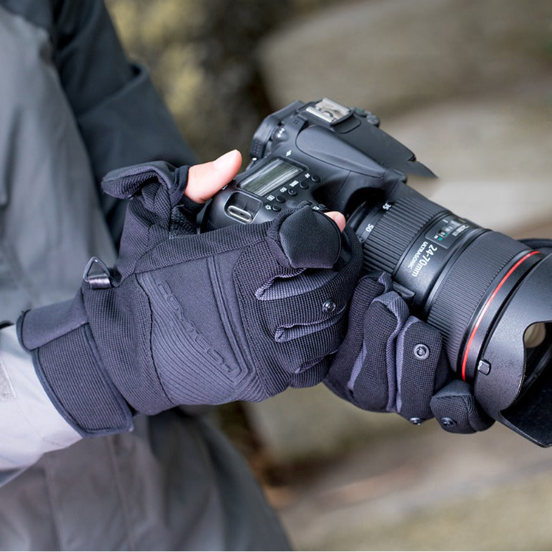 Photography Gloves Ski Riding Waterproof Touch Screen Gloves, Size L