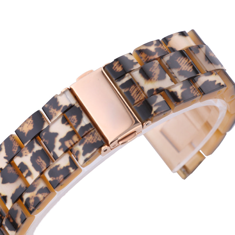 22mm Breathable Resin Watch Band Strap for Huawei Watch GT/Watch 2 Pro/Samsung Gear S3 Frontier/Gear S3 Classic - Leopard