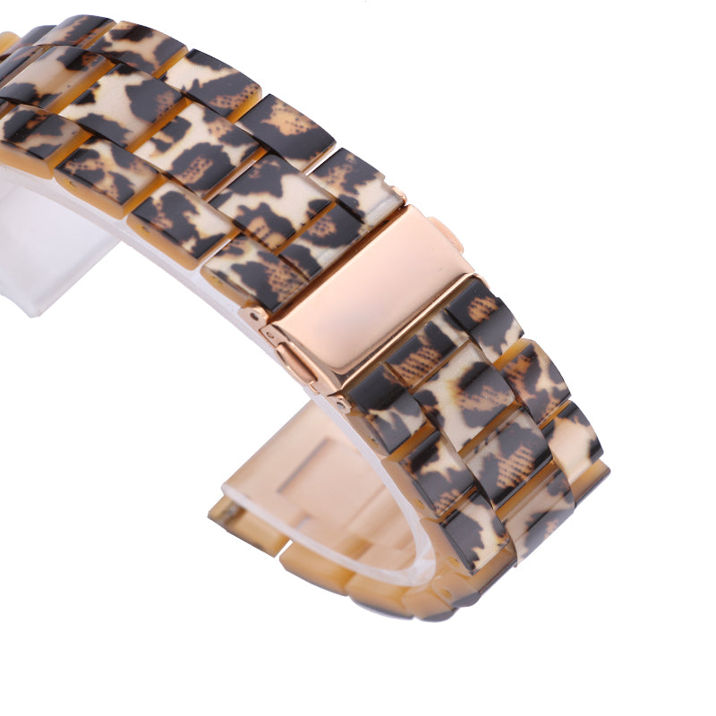 22mm Breathable Resin Watch Band Strap for Huawei Watch GT/Watch 2 Pro/Samsung Gear S3 Frontier/Gear S3 Classic - Leopard