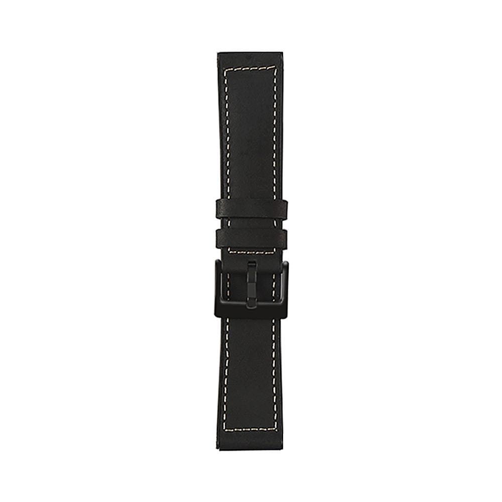 TPU + Leather Replacement Strap Watchband, Size:For Samsung Galaxy Watch 3 41mm (Red)