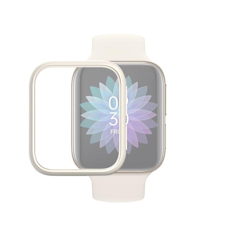 For OPPO Watch 46mm Smart Watch TPU Protective Case, Color:White