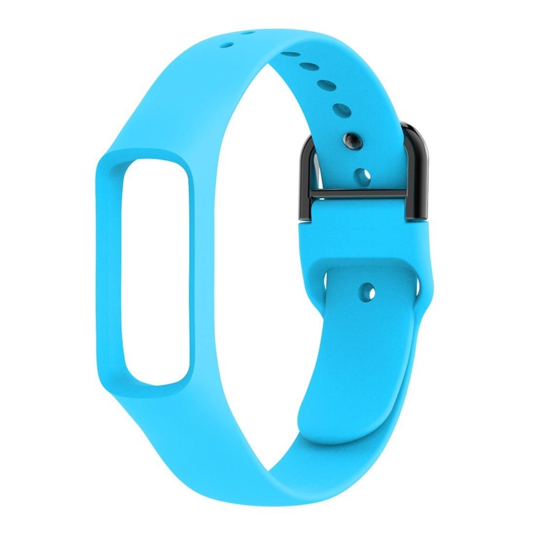 Smart Watch Pure Color Silicone Wrist Strap Watchband for Galaxy Fit-e (Sky Blue)