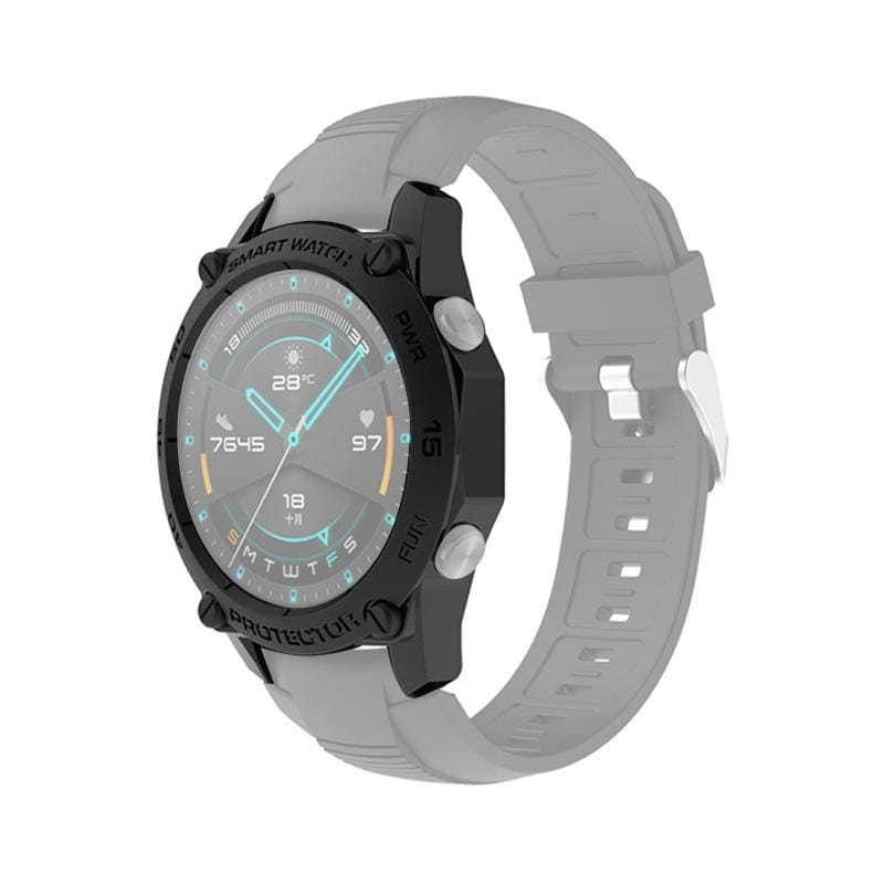 For Huawei Watch GT2e 46mm Smart Watch TPU Protective Case, Color:Black
