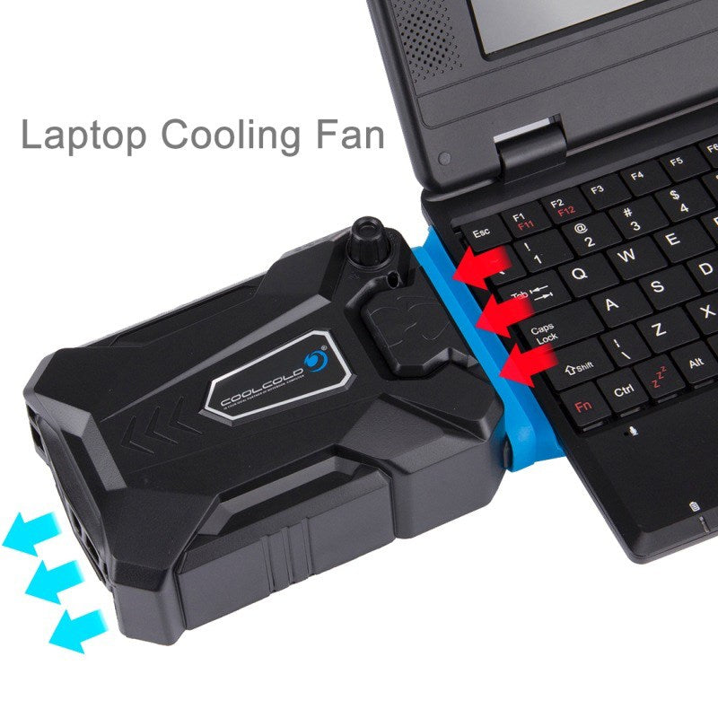 Portable USB Cooler Air External Extracting Cooling Fan Base Radiator for Notebook Laptop