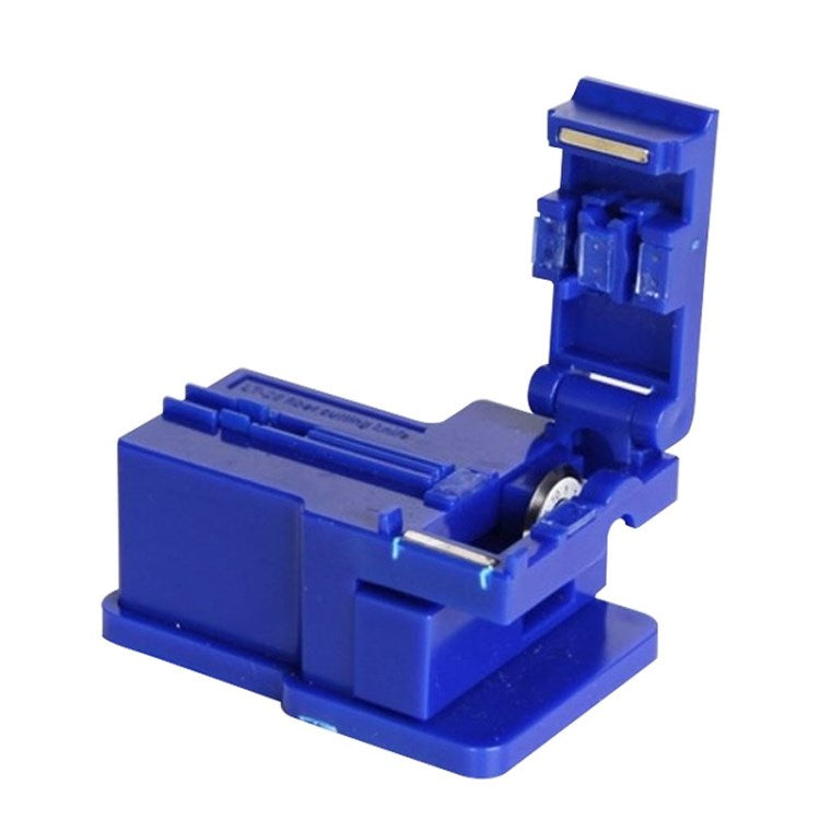 Mini Plastic FTTH Optical Fiber Cutter Cleaver Tool High Precision Home Cutting Tool - Blue