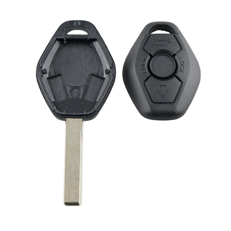 For BMW 1 / 3 / 5 / 6 / 7 Series & X3 / X5 / Z3 / Z4 Car Keys Replacement Car Key Case, with HU92 Blade, without Battery