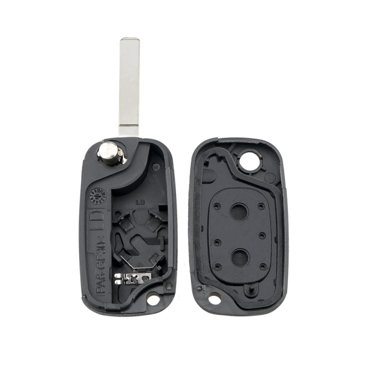 For RENAULT Clio / Megane / Kangoo / Modus Car Keys Replacement 2 Buttons Car Key Case with Foldable Key Blade