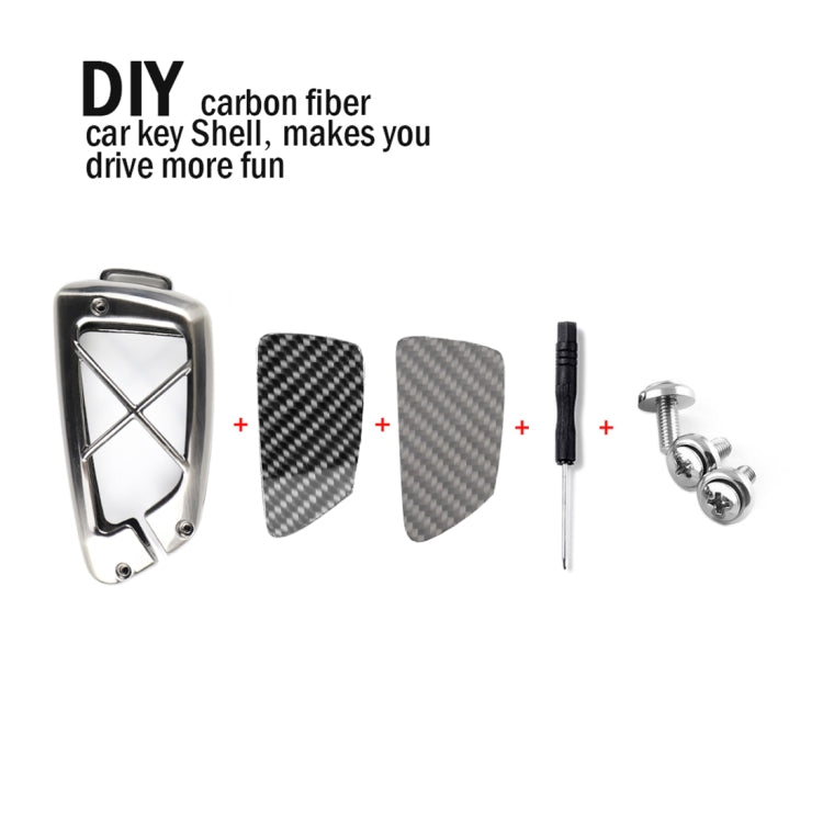 Carbon Fiber Car Key Protective Cover for BMW, Blade Style