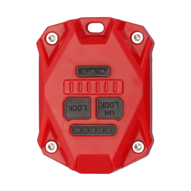 Car Key Protective Shell for Jeep Wrangler JK 2007-2017 (Red)