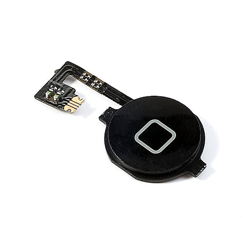 Uniqkart for iPhone 4 Home Button with Home Key Button PCB Membrane Flex Cable - Black
