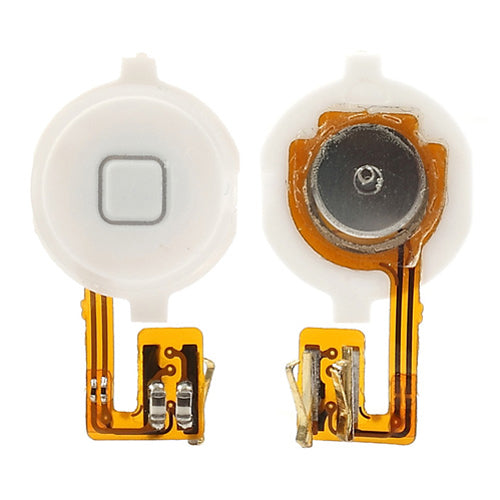 White 2 in 1 Home Button + Home Button PCB Membrane Flex Cable for iPhone 3GS