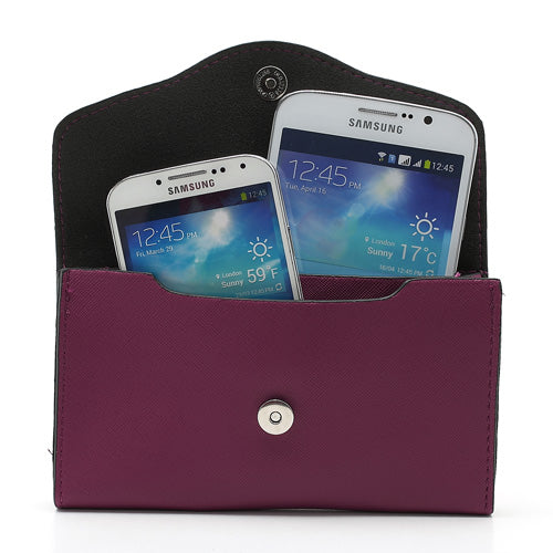 Dual Layer Insulation Phone Shoulder Bag for Samsung Galaxy S4 i9500 iPhone SE 5s 5 5c 4S, Size: 17CM x 10CM - Orange