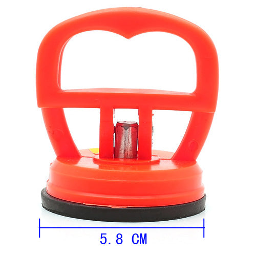 Orange Suction Cup Dent Puller Smartphone Glass Panel Repair Tool, Size: 5.8 x 6.5cm