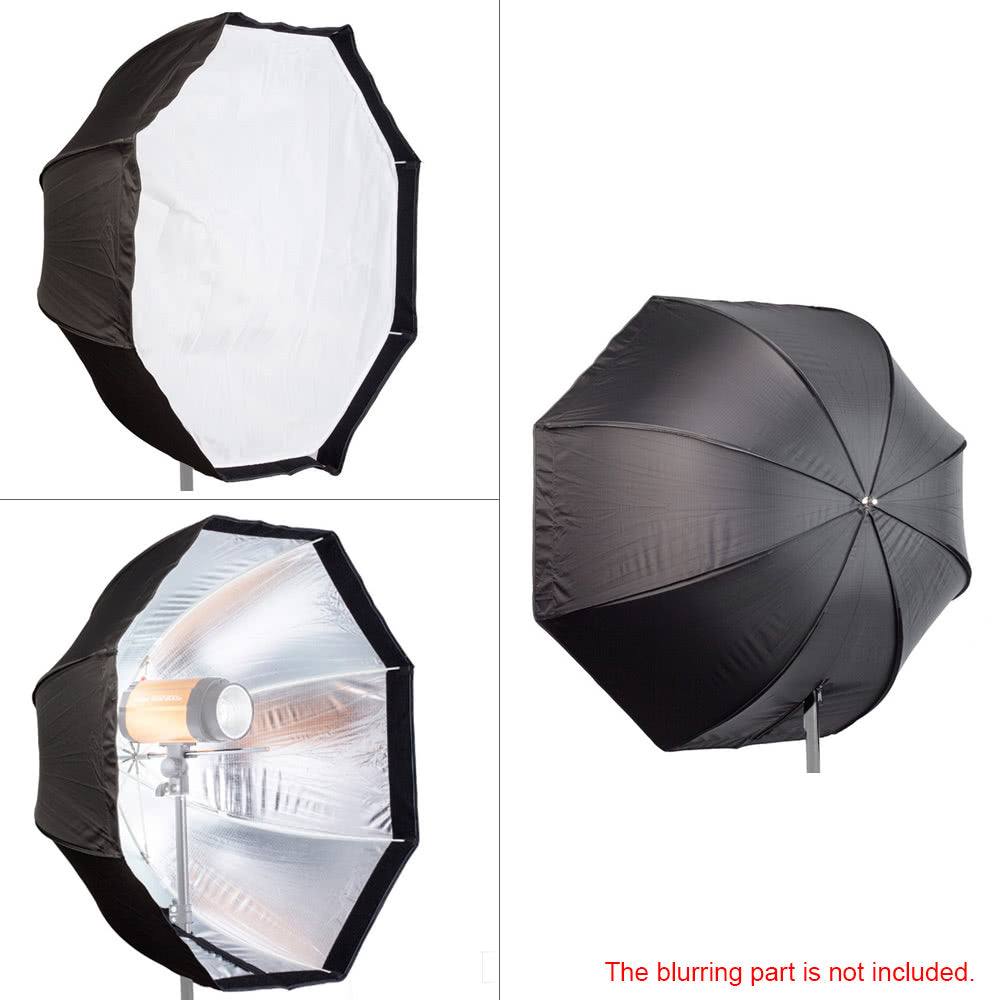 120cm / 48inch Foldable Octagon Umbrella Softbox Diffuser Reflector for Photography Photo Studio Flash Speedlite Strobe Lighting
