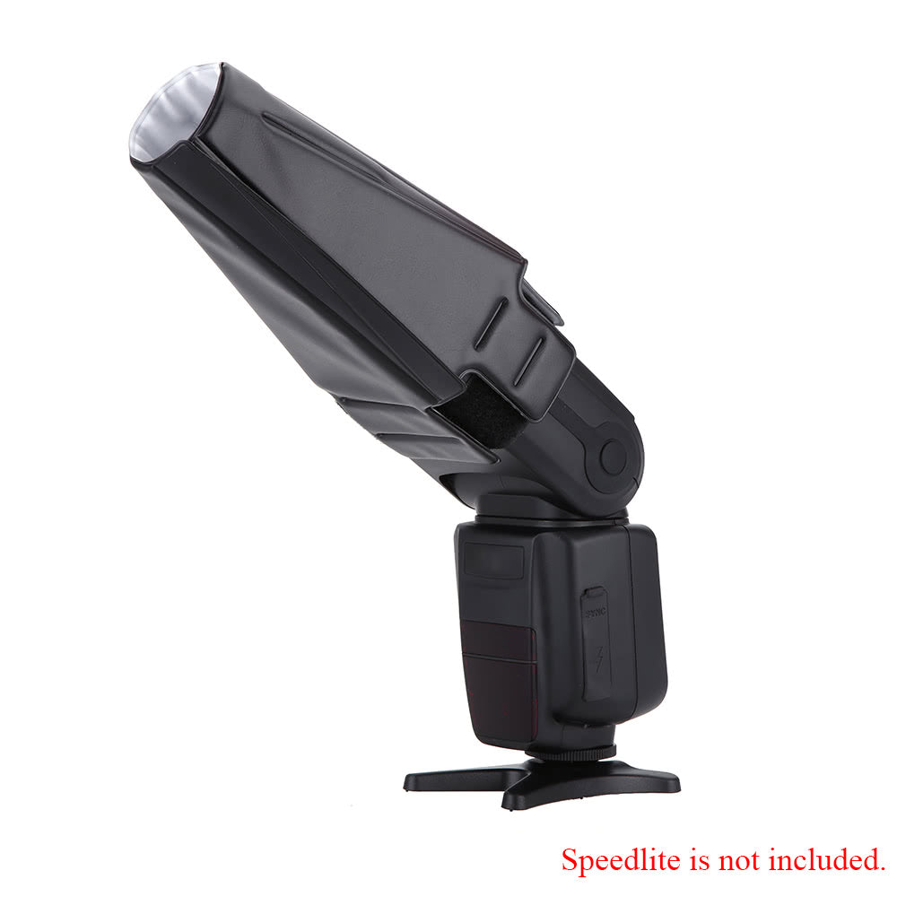 Universial Collapsible Snoot Reflector Flash Diffuser for Canon 600EX 580EX 580EXII 430EX 420EX