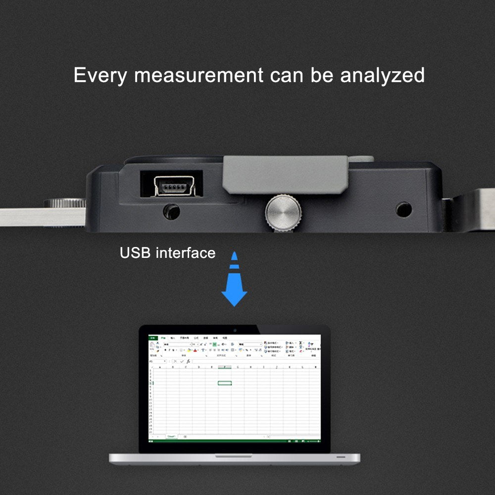 Digital Stainless Steel Caliper mm/inch LCD Display Vernier Caliper IP54  Waterproof - 0-300mm