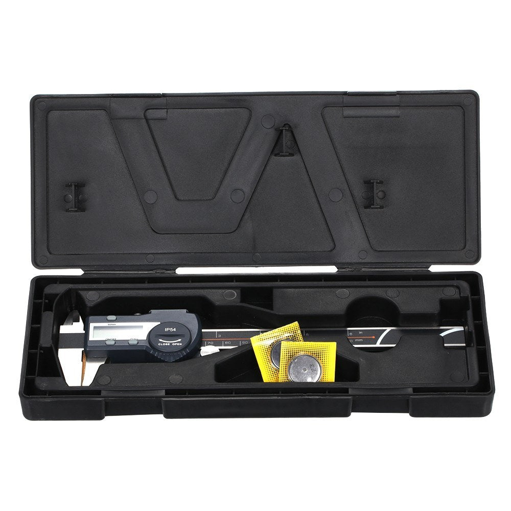 Digital Stainless Steel Caliper mm/inch LCD Display Vernier Caliper IP54  Waterproof - 0-300mm