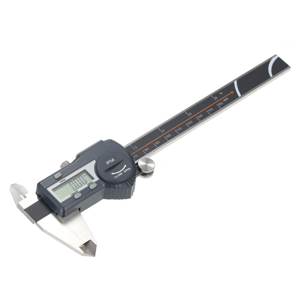 Digital Stainless Steel Caliper mm/inch LCD Display Vernier Caliper IP54  Waterproof - 0-150mm