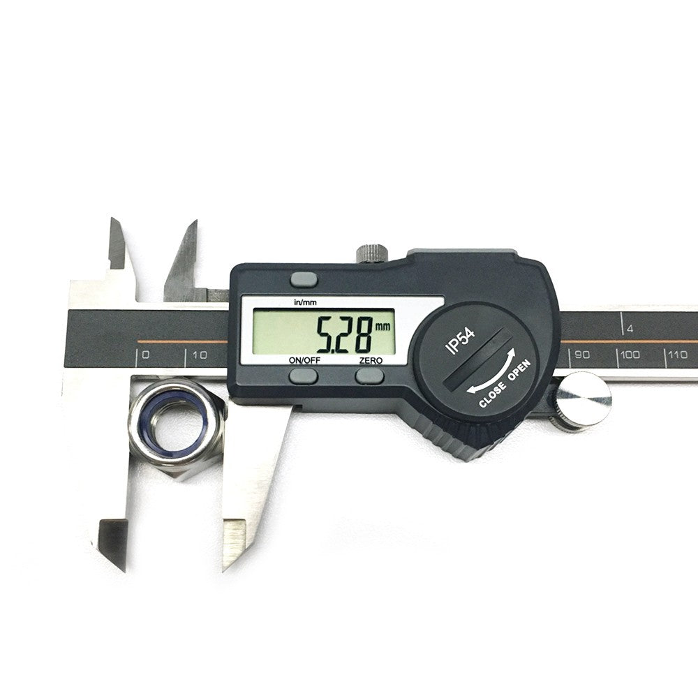 Digital Stainless Steel Caliper mm/inch LCD Display Vernier Caliper IP54  Waterproof - 0-100mm