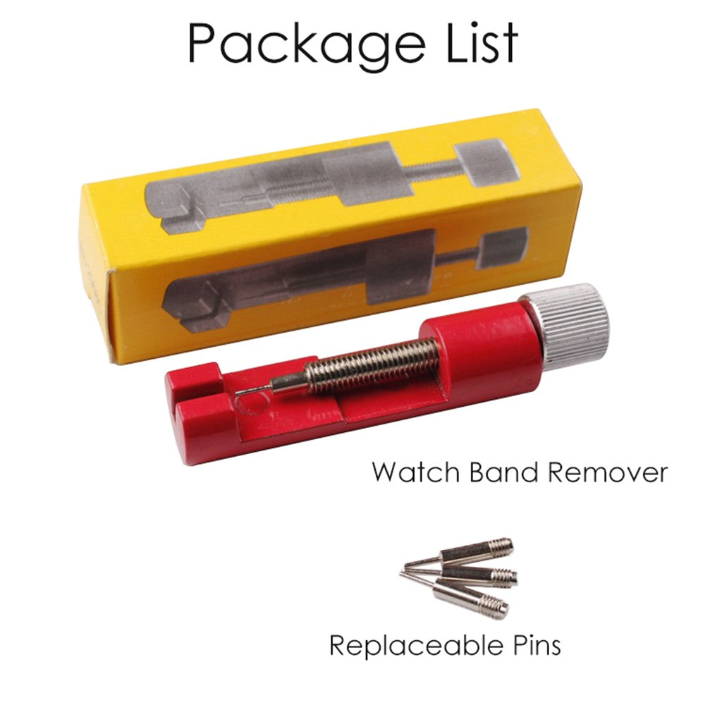 YD120 Strap Remover Professional Watch Band Strap Bracelet Link Pin Repair Metal Adjustor - Black