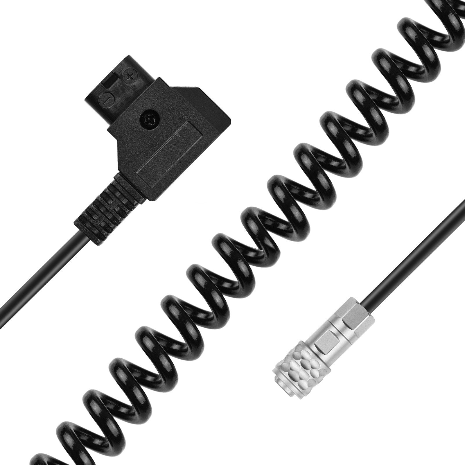 Coiled D-Tap to BMPCC 4K/6K Weipu Power Cable Compatible with Blackmagic Pocket Cinema Camera