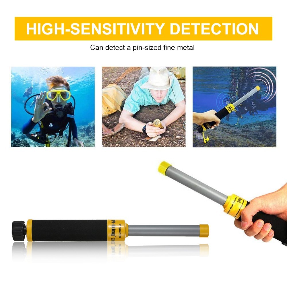 Pointer Metal Detector Handheld 730 Targeting Pinpointer Pulse Induction (PI) Underwater Full Waterproof Metal Locator Vibrator