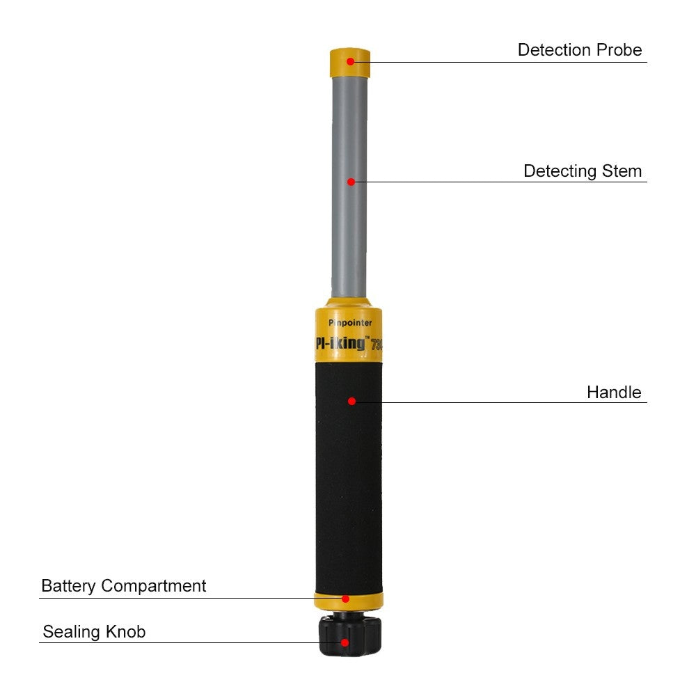 Pointer Metal Detector Handheld 730 Targeting Pinpointer Pulse Induction (PI) Underwater Full Waterproof Metal Locator Vibrator