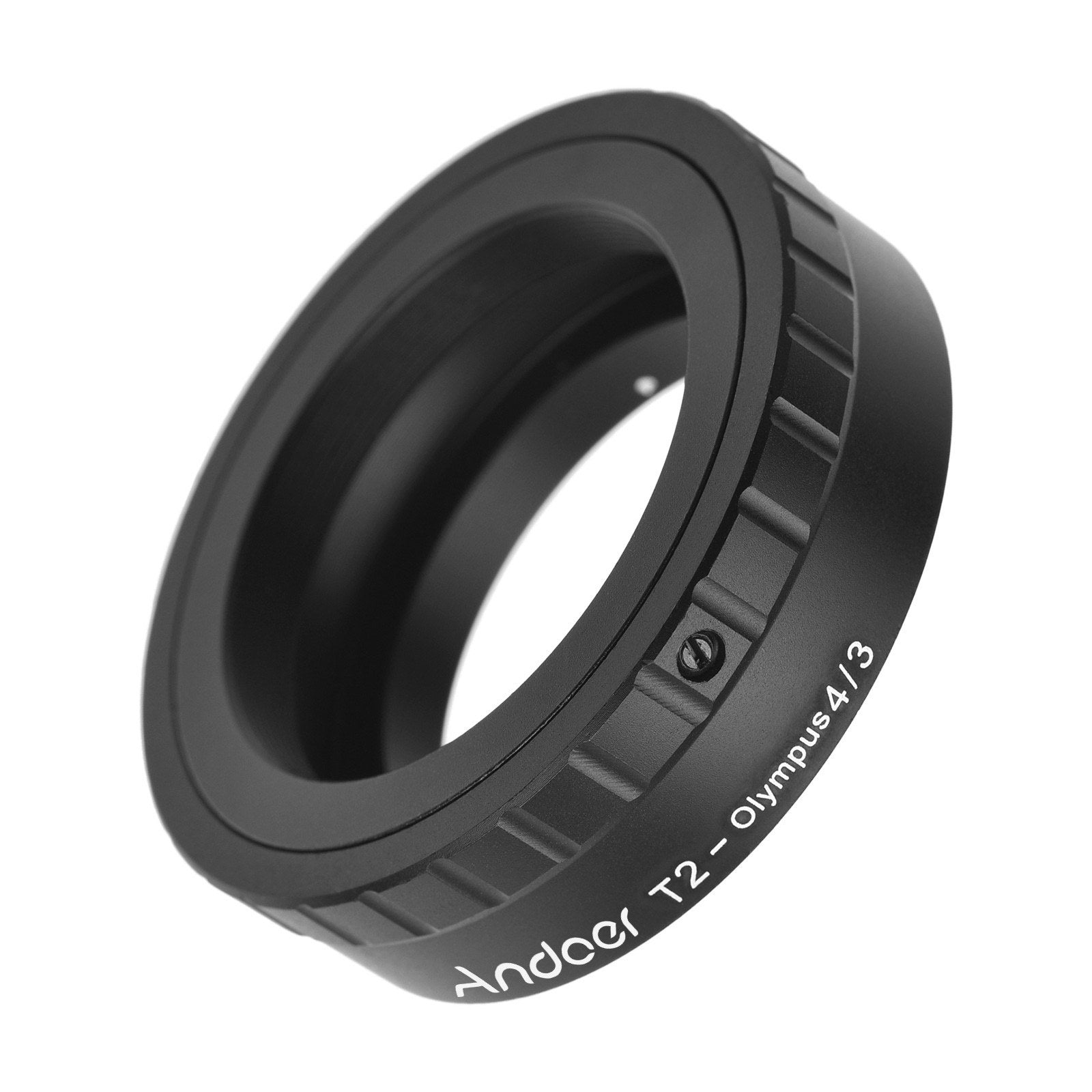 Andoer T/T2 Mount Lens Adapter Replacement Metal Lens Mount Adapter Ring for Olympus E-1/E-3/E-10/E-20/E-30/E-300/E-330/E-400/E-410/E-420/E-450/E-500/E-510/E-520/E-600/E-620/E-100 RS Micro 4/3 Mount Cameras