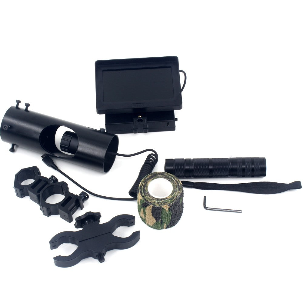 HD 720P 3MP Video Recording Night-vision Device Shockproof Gleam And Infrared Telescope Night-vision Instrument with A Flashlight