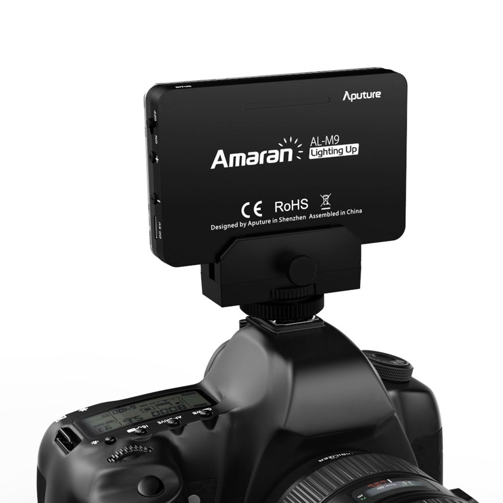 Portable Aputure AL-M9 LED Video Light TLCI/CRI Camera Photographic Light