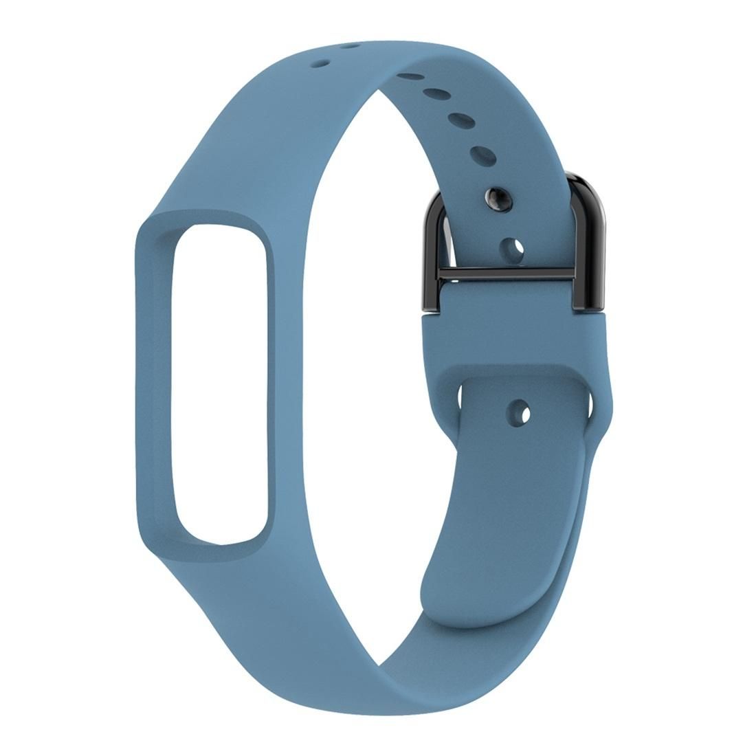 Smart Watch Pure Color Silicone Wrist Strap Watchband for Galaxy Fit-e (Baby Blue)
