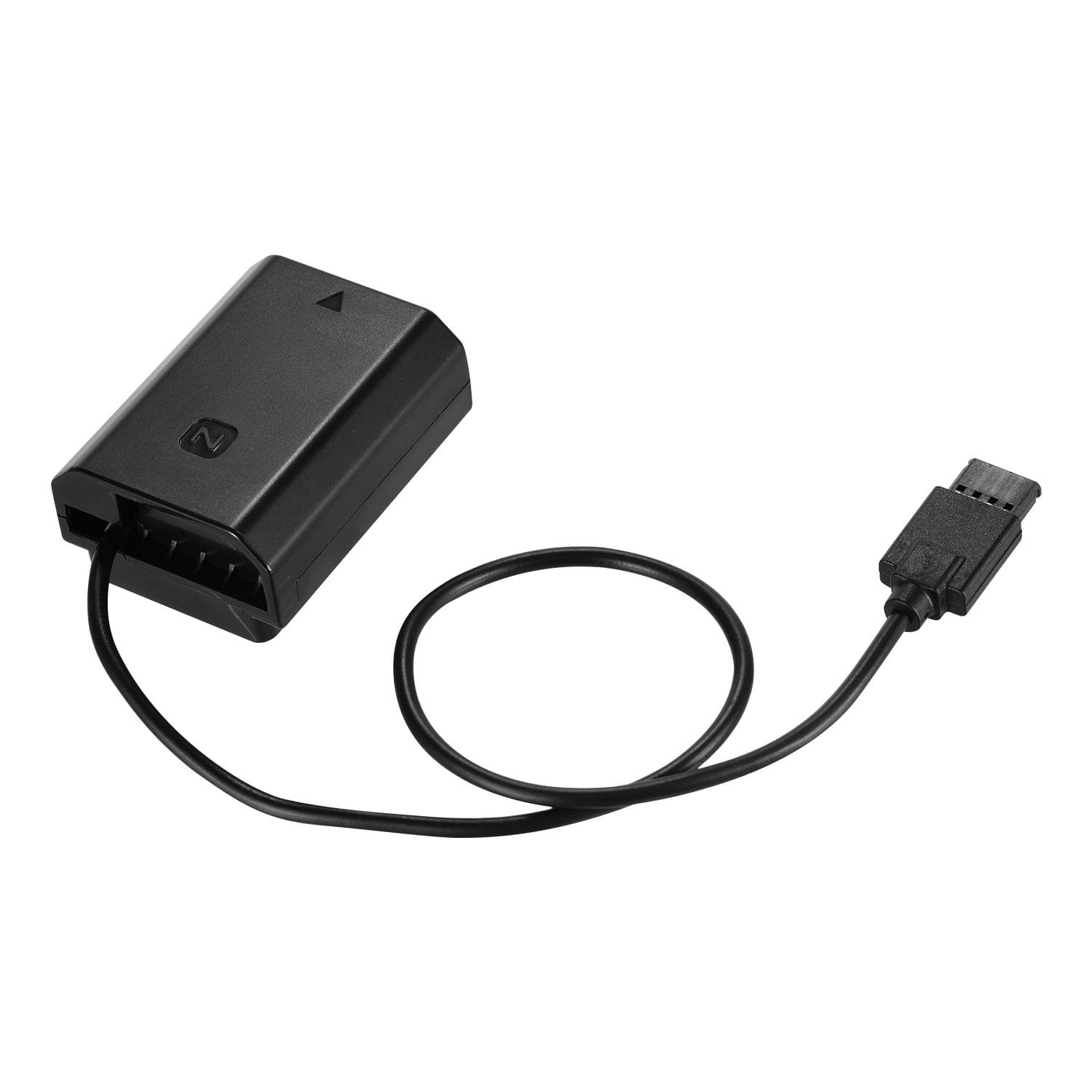 NP-FZ100 Dummy Battery Power Adapter Cable Compatible