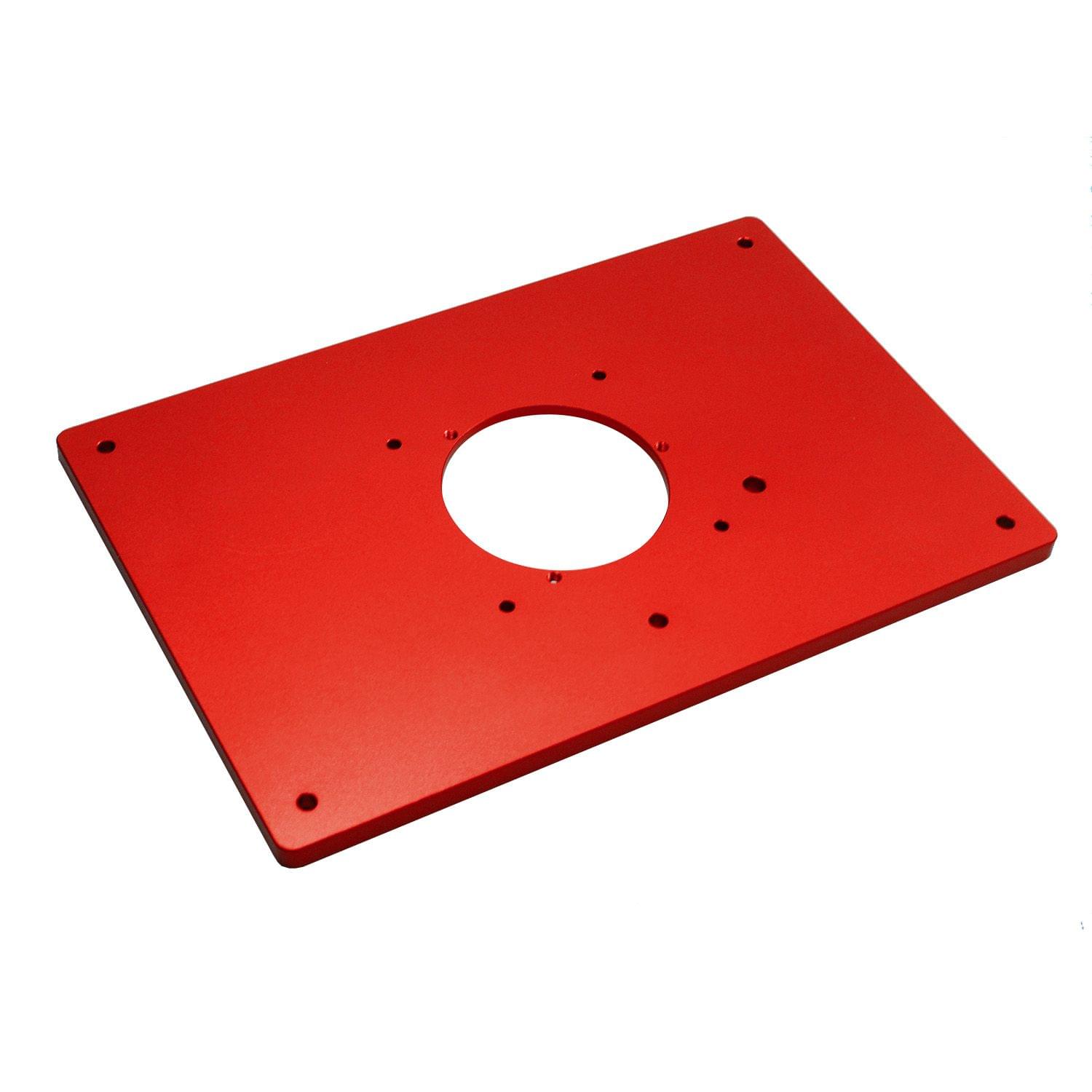 Universal Router Table Saw Insert Base Plate Kit Red Board