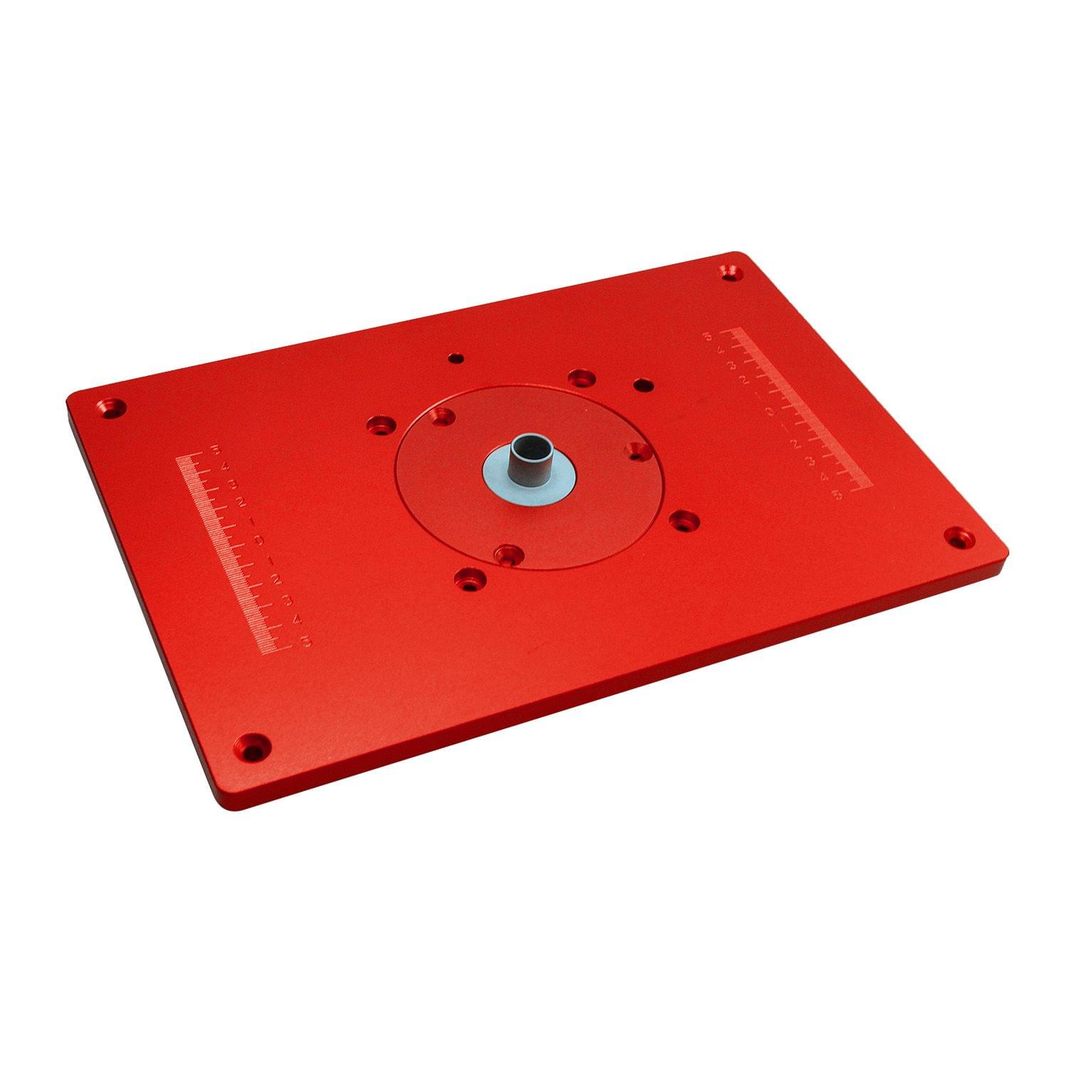 Universal Router Table Saw Insert Base Plate Kit Red Board