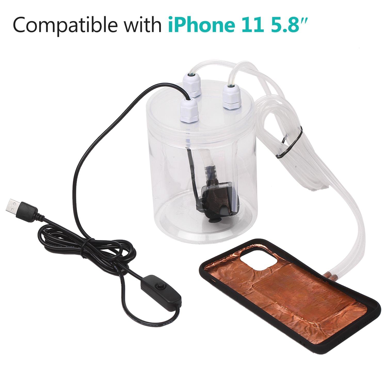 Phone Cooler Mobile Phone Radiator Water-cooled Cooling - Compatible with iPhone 11 5.8inch