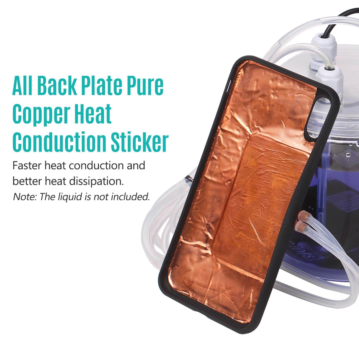 Phone Cooler Mobile Phone Radiator Water-cooled Cooling - Compatible with iPhone X