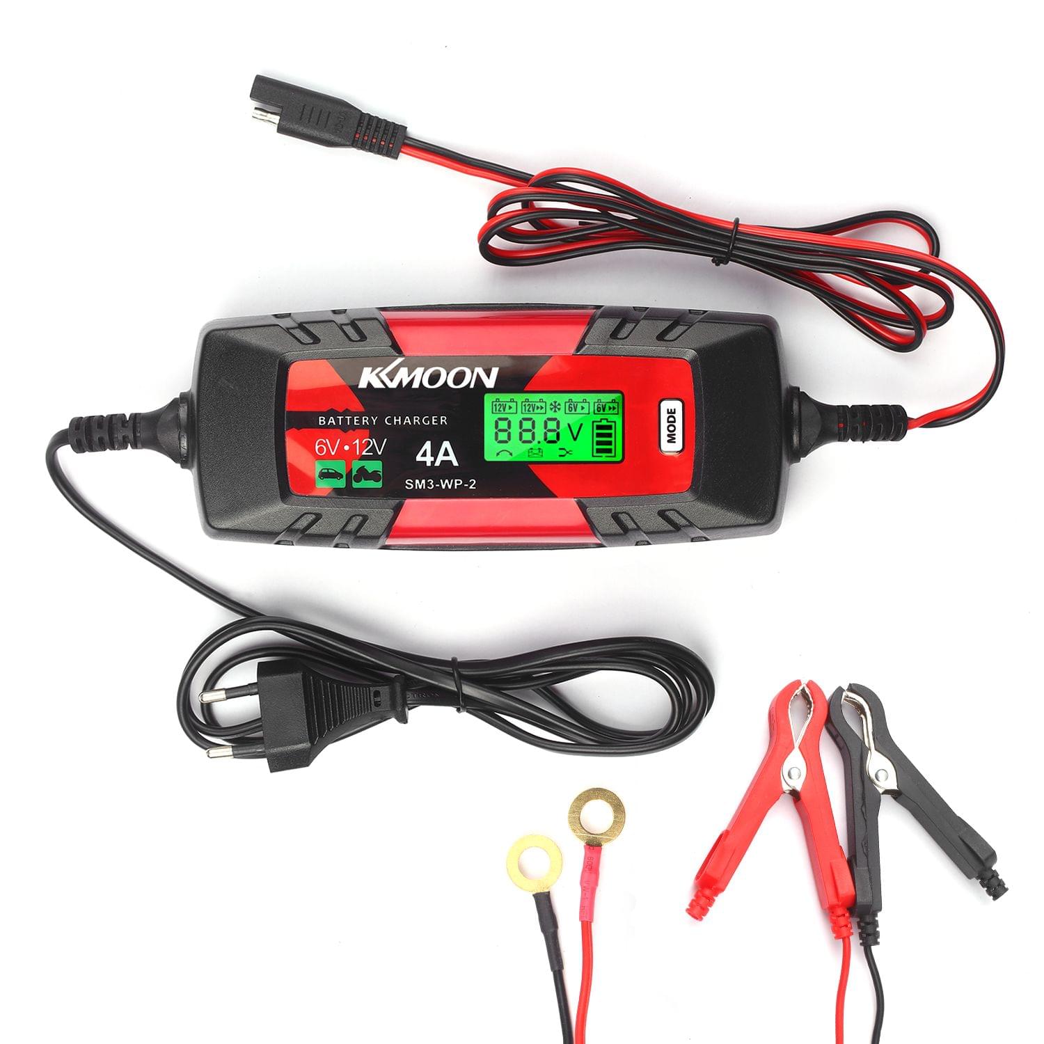 KKmoonCar Battery Charger Battery Charger & Maintainer - EU Plug