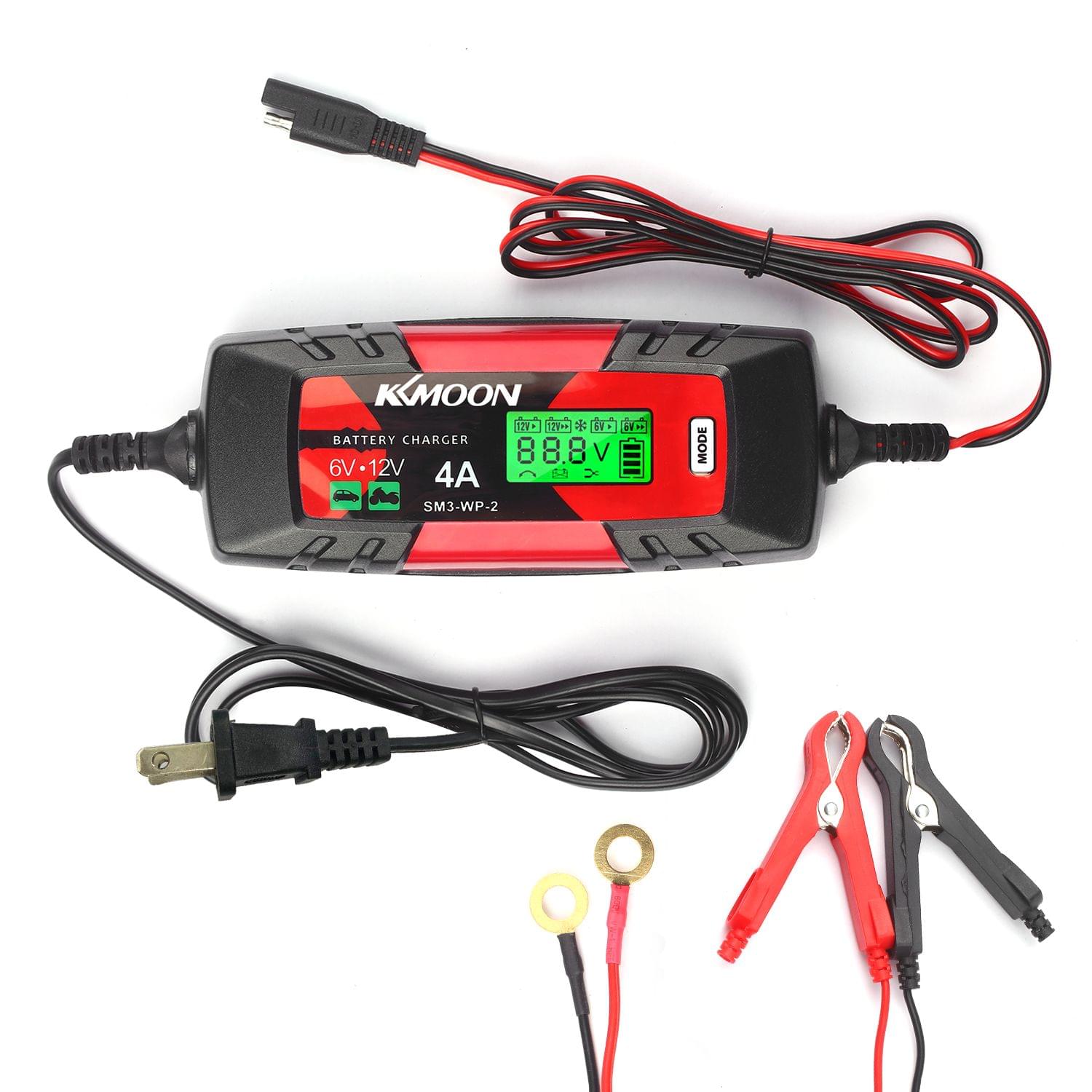 KKmoonCar Battery Charger Battery Charger & Maintainer - US Plug