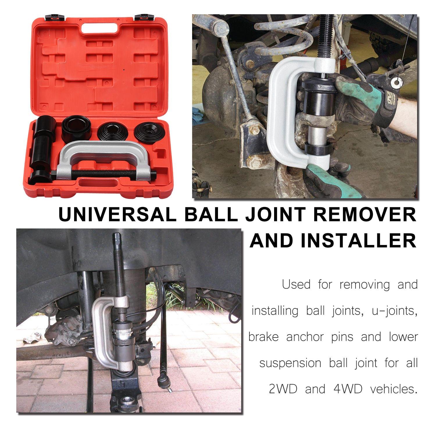 10Pcs Heavy-duty Ball Joint Press Kit U-Joint Removal Tool