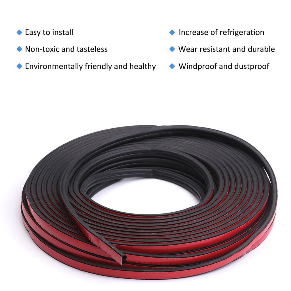 5M Car Door Seal Strips Auto Rubber Seals Sticker Noise