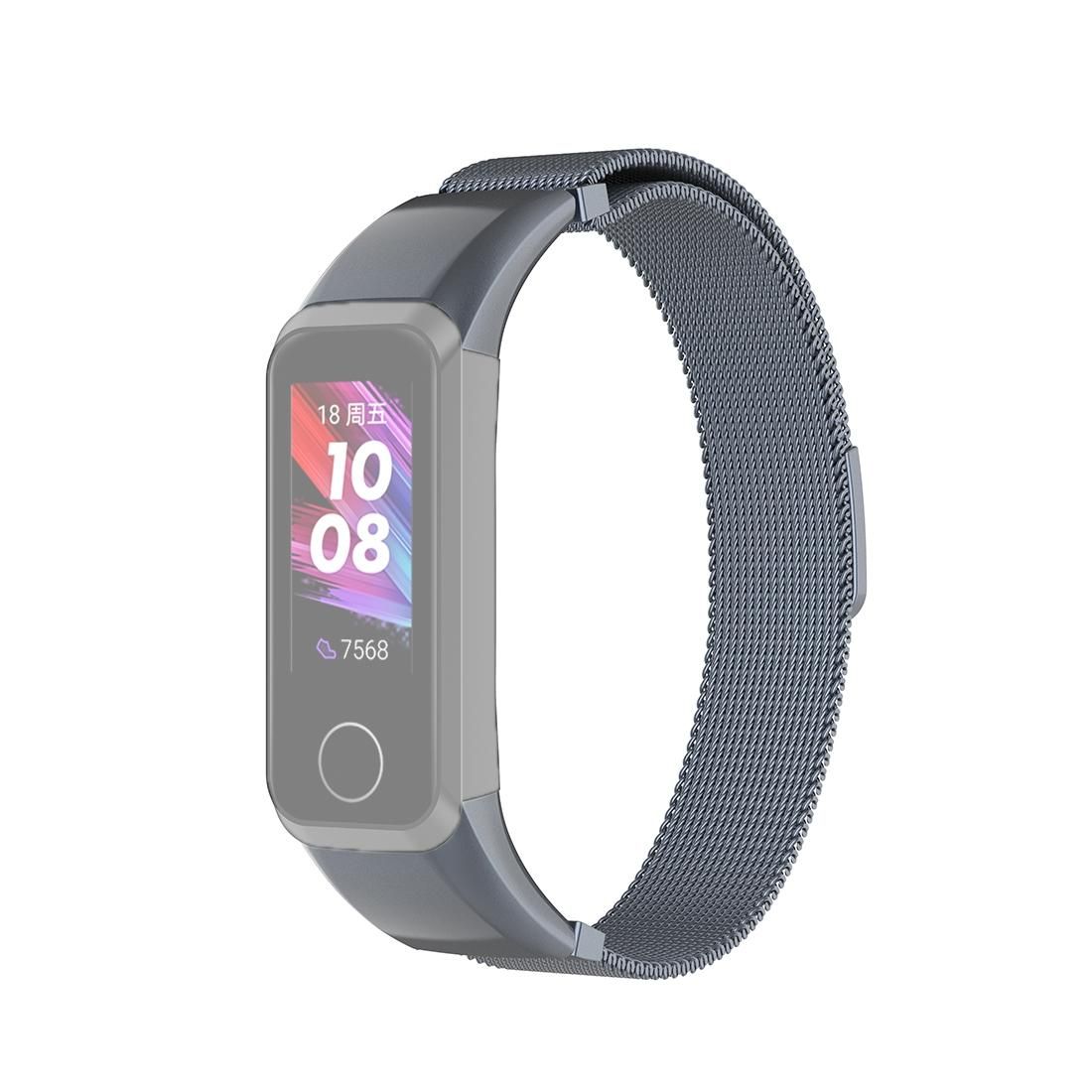 For Huawei Band 4  / Honor Band 5i  Milan Wrist Strap Watchband (Space Gray)