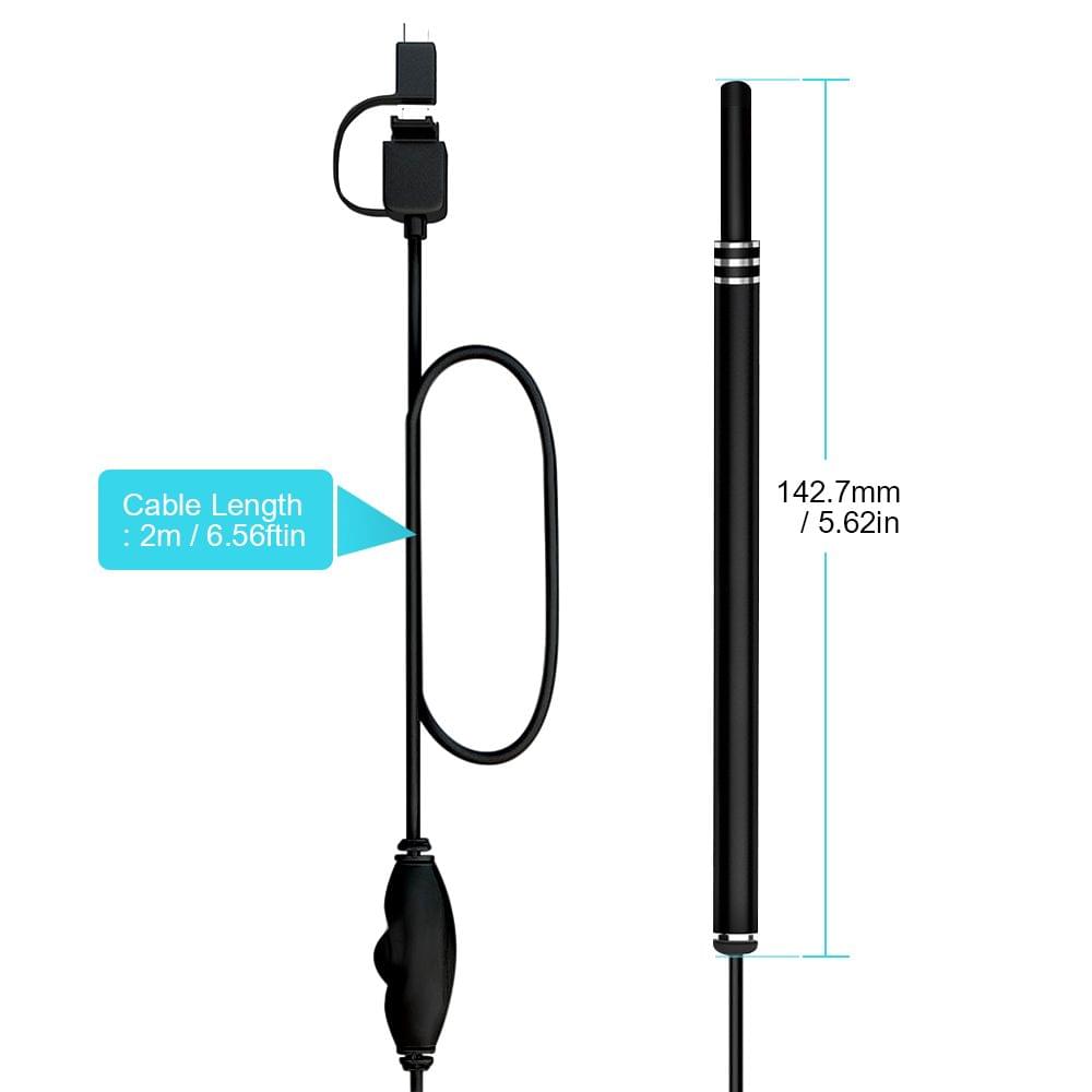 3-in-1 USB Ear Cleaning Earpick Endoscope LED Light
