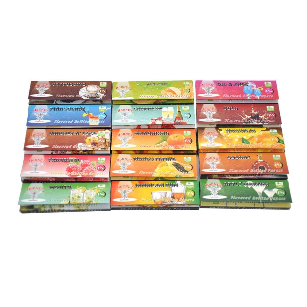 5 Booklets Roll Cigarette Papers Variety Juicy Fruit - Pack of 5