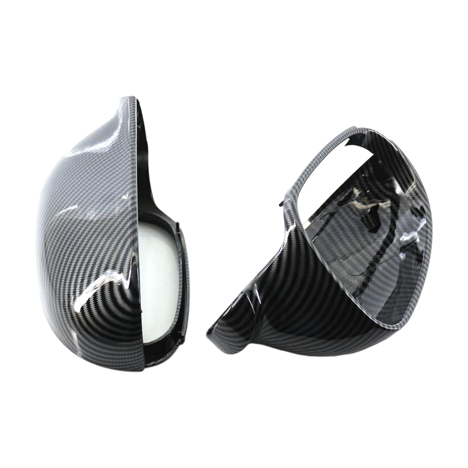 2Pcs Exterior Rear View Side Mirror Caps Protector Fit for Jetta MK5 Repair