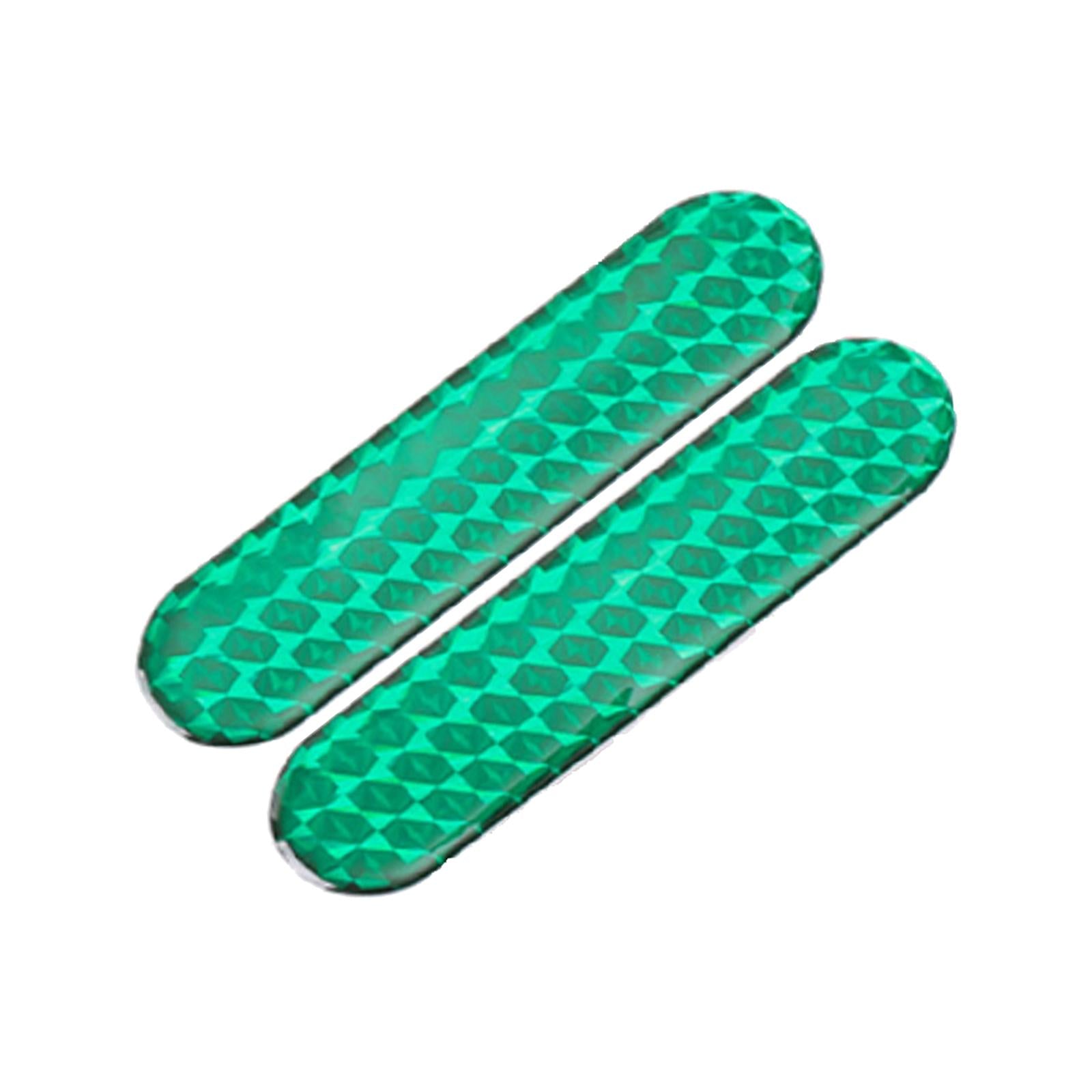 2 Pieces Car Reflective Sticker Auto Reflector Stickers for Pickup Green